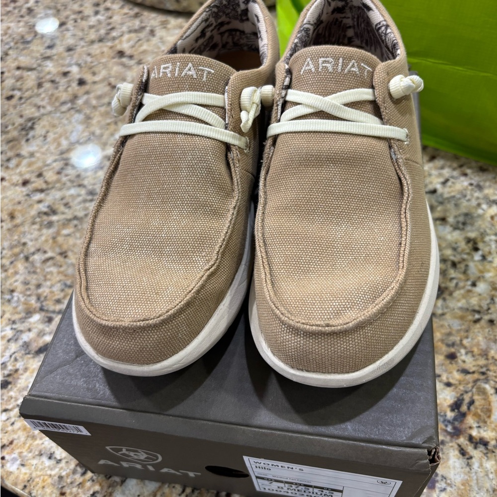 Ariat womens Light Brown Slip-On Loafers
